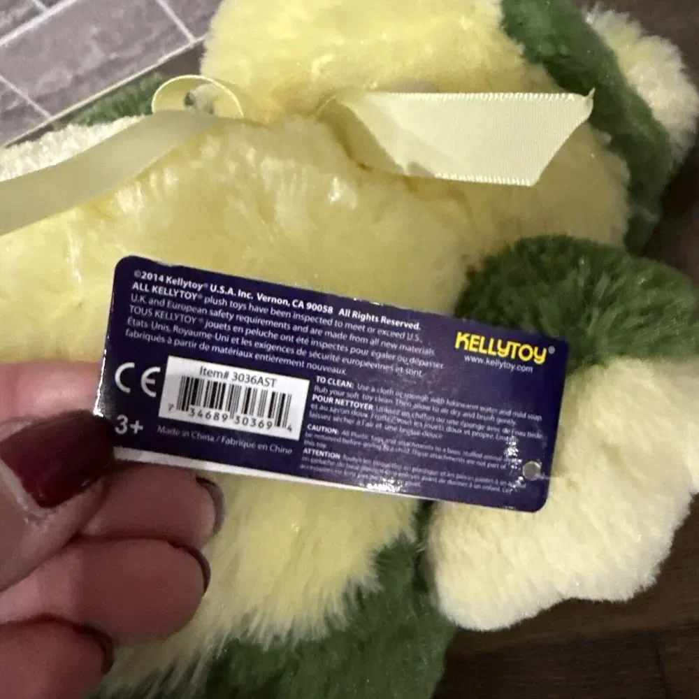 2014‎ KellyToy Green Frog Plush Stuffed Animal Toy 10